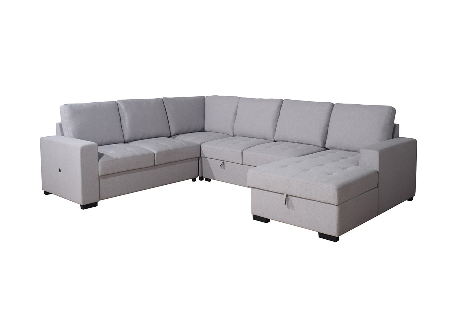 Xander Sectional U-Shape Sofa Bed