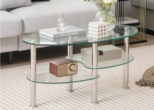 SM 2014 Glass Coffee Table Round