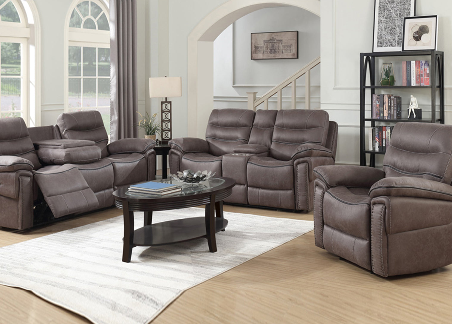 Morgan Dual Power Recliner Set