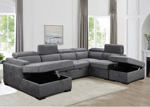 Majesty Pull Out Sectional Sofa