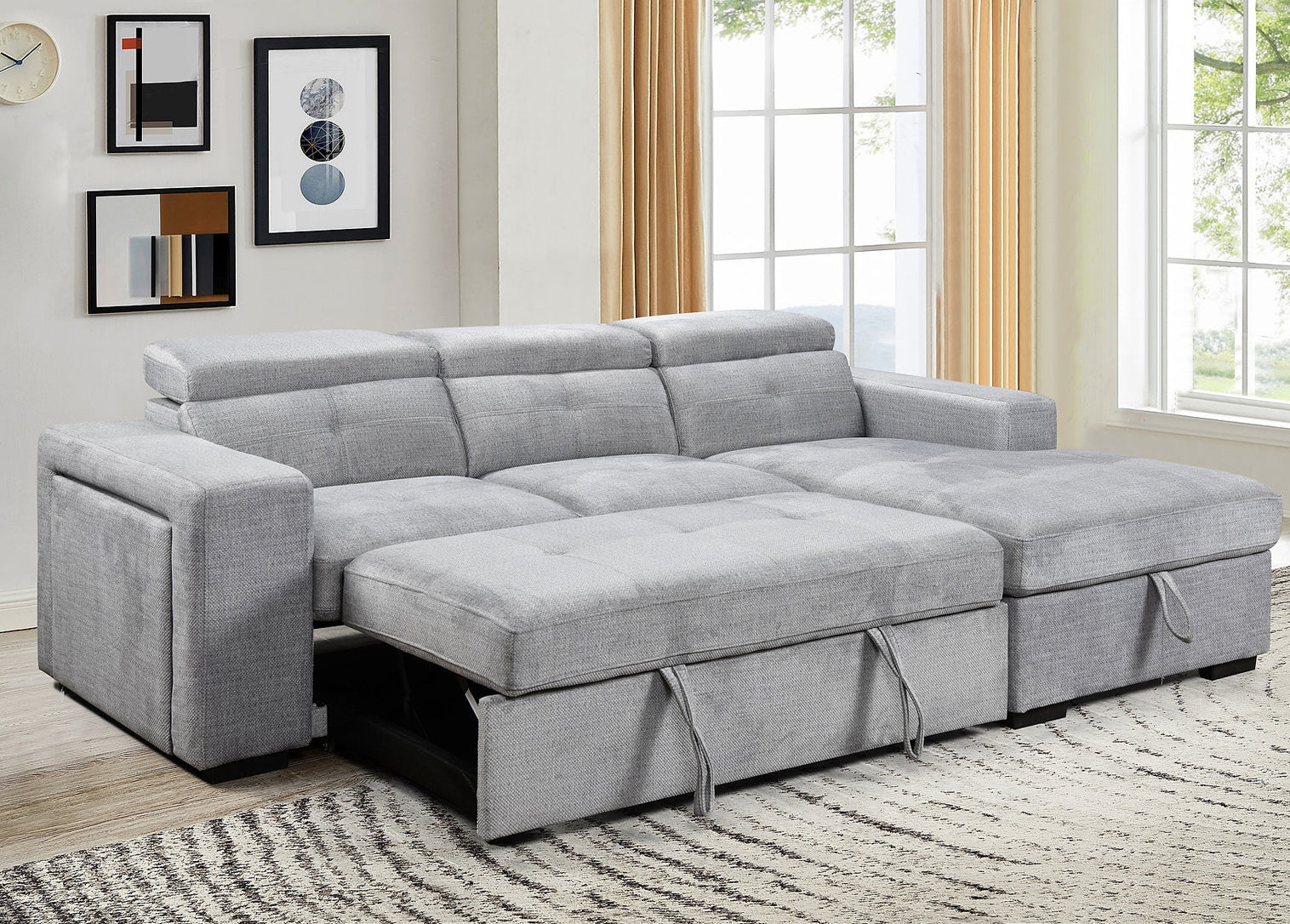 Flex Pull Out Sofa Bed RHF